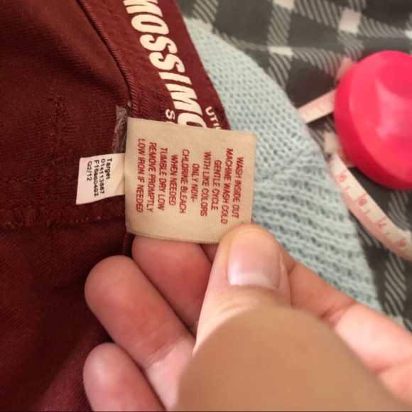 ❣️ 2 for $15❣️ Mossimo Supply Co. red skinny jeans, size 6 - Picture 6 of 6